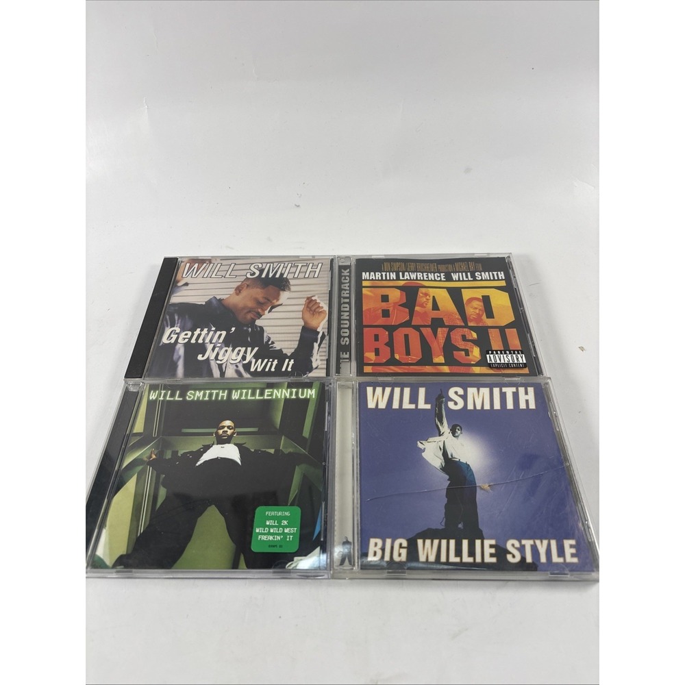 Will Smith CD Lot Big Willie Style Willennium Bad Boys Soundtrack Gettin Jiggy